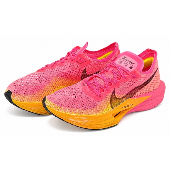 Nike Shoes - Nike ZoomX Vaporfly 3 Women's Size 9 Pink Orange Carbon Running Shoes DV4130-600